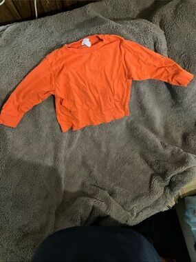 Rabbit Skins Orange Long-Sleeve Tee